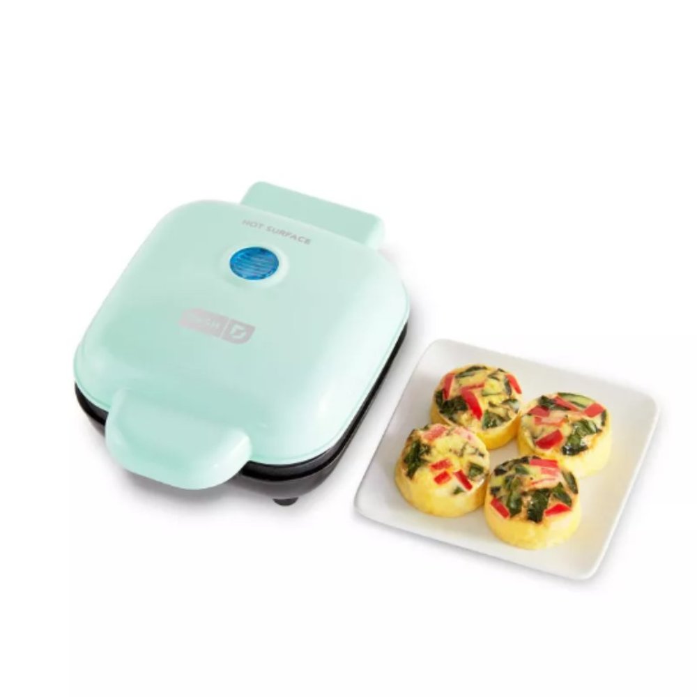 Dash Egg Bite Maker Griddle Aqua